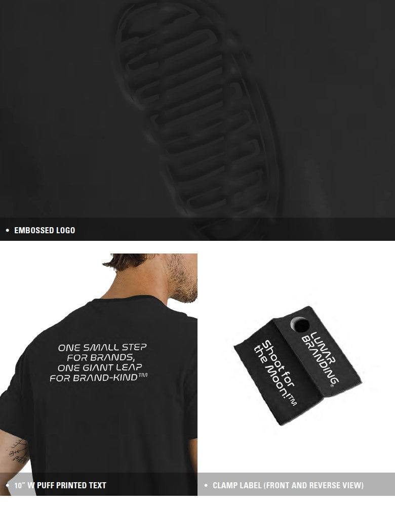 One Small Step for Brands, One Giant Leap for Brand-Kind™ Black T-Shirt