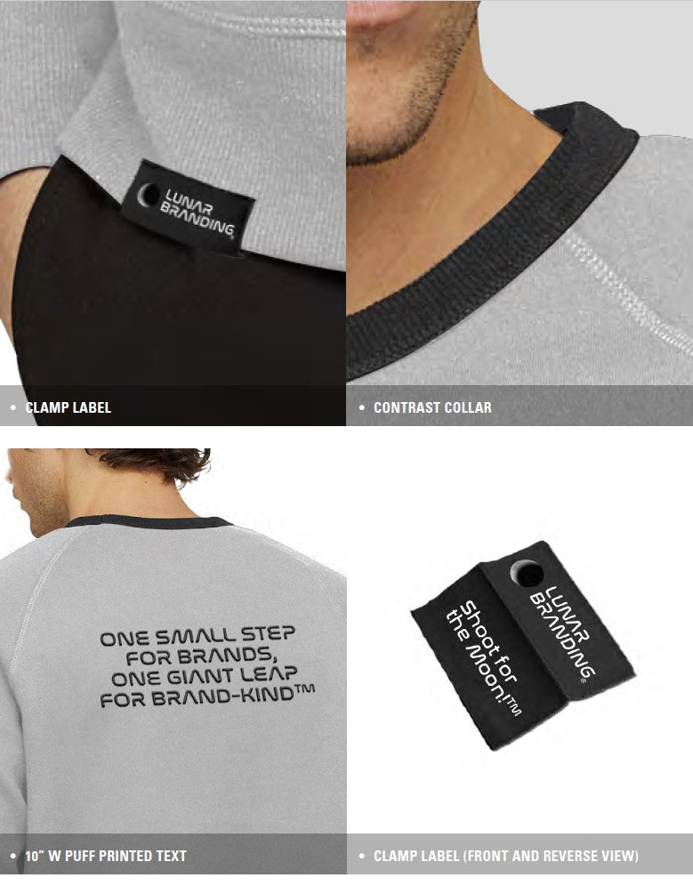 Moon Landing Crewneck Sweater - One Small Step for Brands, One Giant Leap for Brand-Kind™