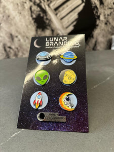 Lunar Branding® 6 Soft Enamel Pin Set